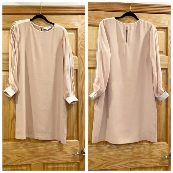 Reiss Amerie Pkeat Stripe Sleeve Dress - Picture 5 of 16